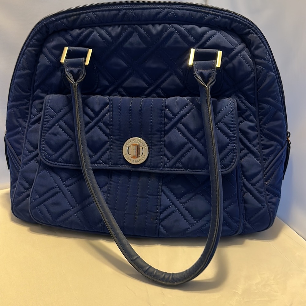 💕🌸🌺Vera Bradley Bag Very Nice Navy Blue - Picture 9 of 9